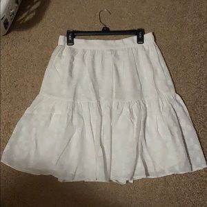 White flowy skirt from Ann Taylor!
